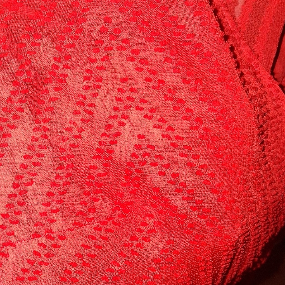 H&M Vibrant Red Long Sleeve Dress - Picture 5 of 6